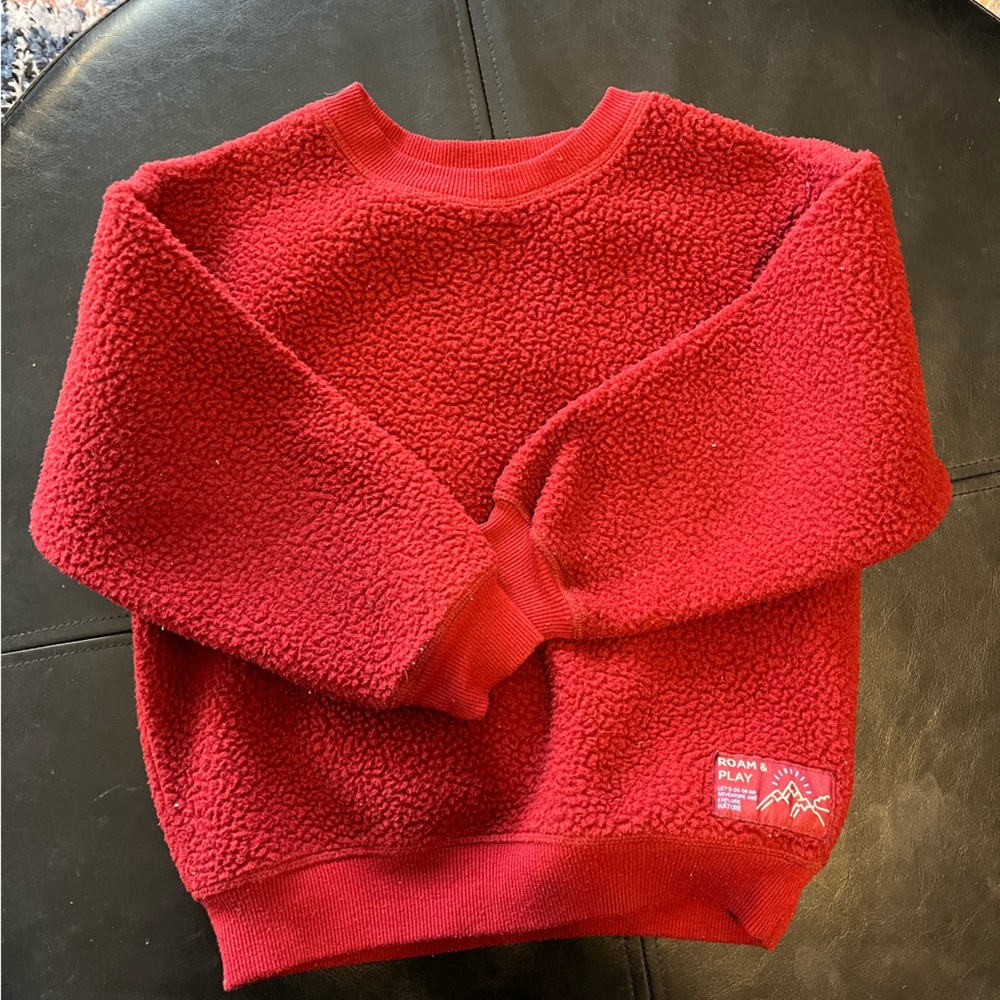 H&M Vibrant Red Knit Sweater
